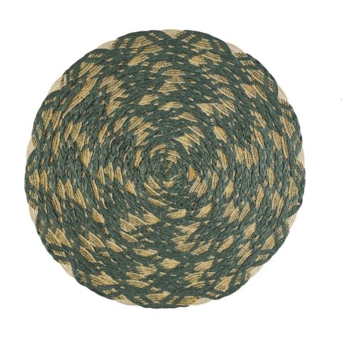 Podkładka pod talerz Jute zielona 38cm Podkładka pod talerz Jute zielona 38cm