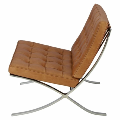 Fotel BA1 brązowy jasny vintage Fotel BA1 brązowy jasny vintage
