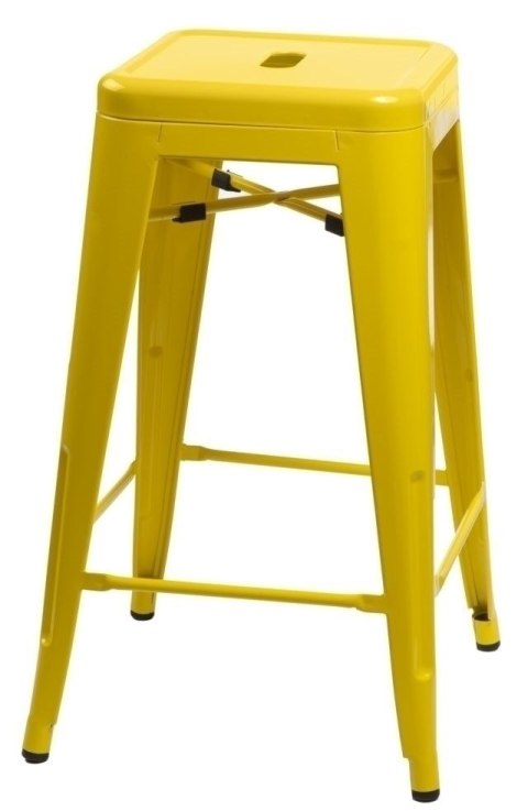 Hoker Paris 66cm żółty inspirowany Tolix Hoker Paris 66cm żółty inspirowany Tolix