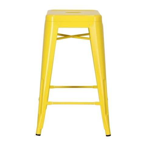 Hoker Paris 66cm żółty inspirowany Tolix Hoker Paris 66cm żółty inspirowany Tolix