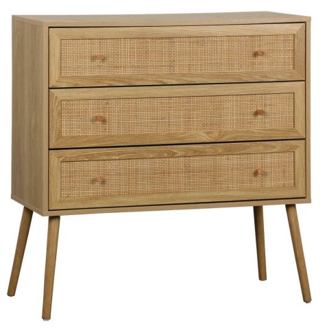 Komoda Ballo 3 szuflady naturalna Komoda Ballo 3 szuflady naturalna