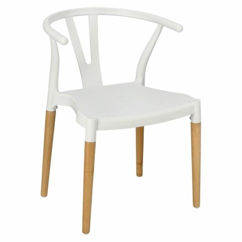 Krzesło Wicker PP Simplet białe Krzesło Wicker PP Simplet białe