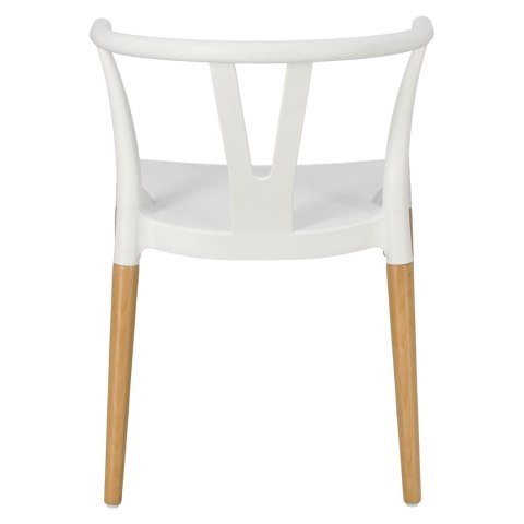 Krzesło Wicker PP Simplet białe Krzesło Wicker PP Simplet białe