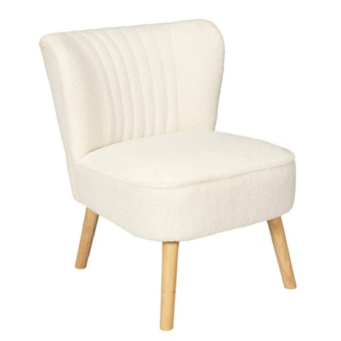 Fotel Erika biały boucle Fotel Erika biały boucle