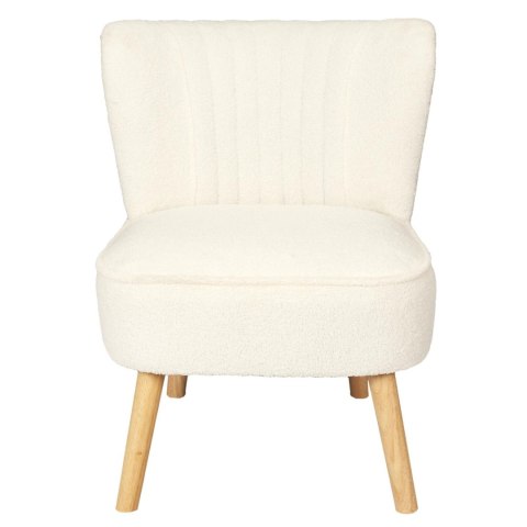 Fotel Erika biały boucle Fotel Erika biały boucle