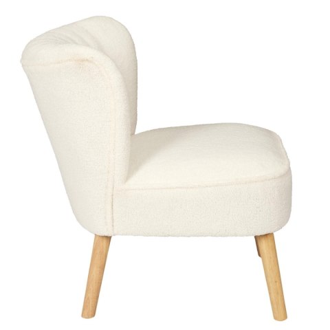 Fotel Erika biały boucle Fotel Erika biały boucle