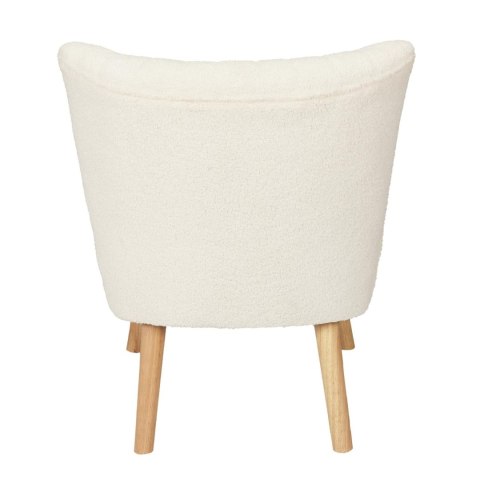 Fotel Erika biały boucle Fotel Erika biały boucle