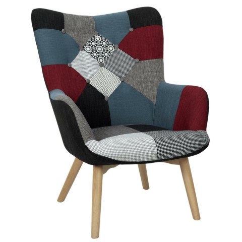 Fotel Uszak szeroki patchwork Fotel Uszak szeroki patchwork