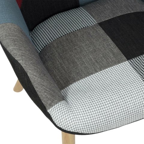 Fotel Uszak szeroki patchwork Fotel Uszak szeroki patchwork