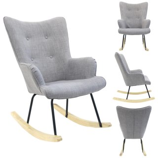 Fotel bujany Helsinki szary