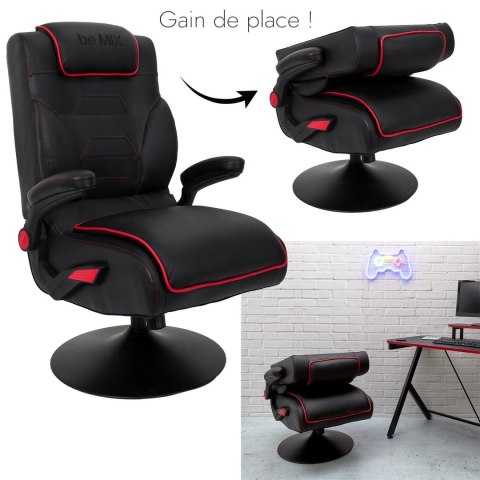 Fotel gamingowy Bemix czarny/czerwony Fotel gamingowy Bemix czarny/czerwony