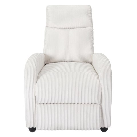 Fotel rozkładany Recliner Dream biały sztruks Fotel rozkładany Recliner Dream biały sztruks