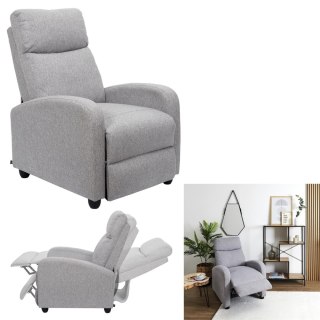 Fotel rozkładany Recliner Dream szary