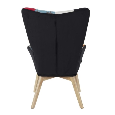 Fotel uszak Helsinki multikolor patchwork