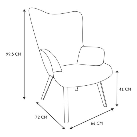 Fotel uszak Helsinki multikolor patchwork