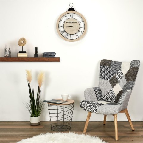 Fotel uszak Helsinki żółty patchwork