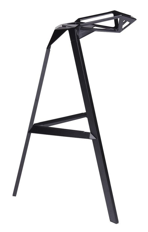 Krzesło barowe SPLIT PREMIUM czarne - aluminium Krzesło barowe SPLIT PREMIUM czarne - aluminium