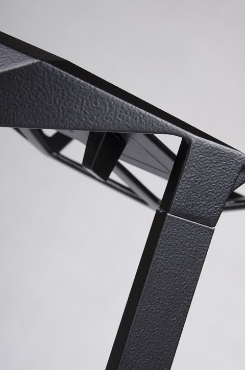 Krzesło barowe SPLIT PREMIUM czarne - aluminium Krzesło barowe SPLIT PREMIUM czarne - aluminium