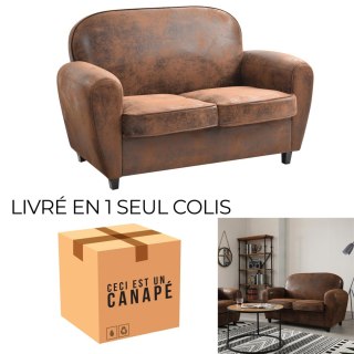 Sofa Klubowa Vintage brown