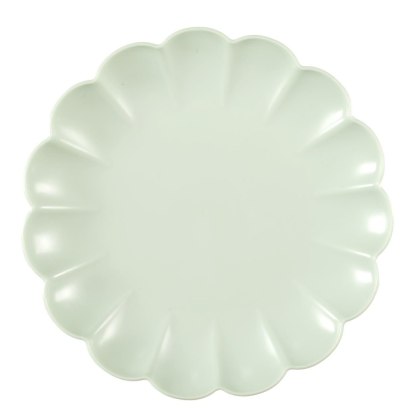 Talerz deserowy Iris 20,5cm zielony jasny