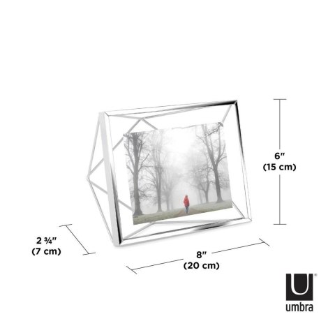 UMBRA ramka na zdjęcia PRISMA 10x15 cm - chromowana UMBRA ramka na zdjęcia PRISMA 10x15 cm - chromowana