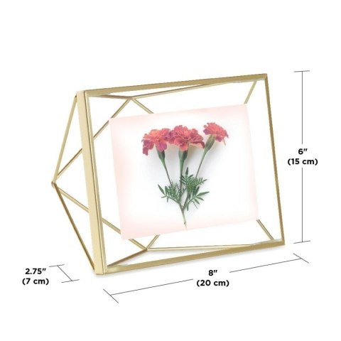 UMBRA ramka na zdjęcia PRISMA 10x15 cm - złota UMBRA ramka na zdjęcia PRISMA 10x15 cm - złota