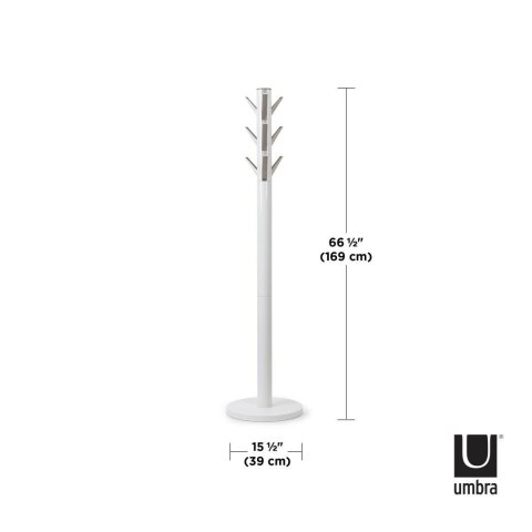UMBRA wieszak na ubrania FLAPPER biały UMBRA wieszak na ubrania FLAPPER biały