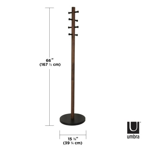 UMBRA wieszak na ubrania PILLAR orzech UMBRA wieszak na ubrania PILLAR orzech