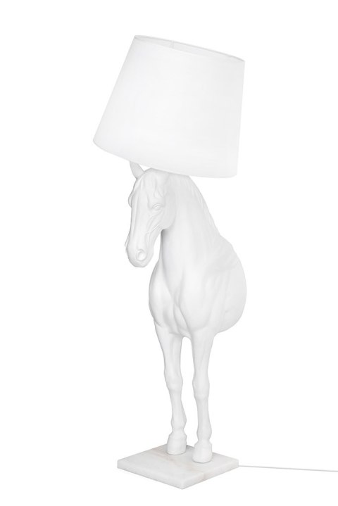 Lampa podłogowa KOŃ HORSE STAND S biała - włókno szklane Lampa podłogowa KOŃ HORSE STAND S biała - włókno szklane