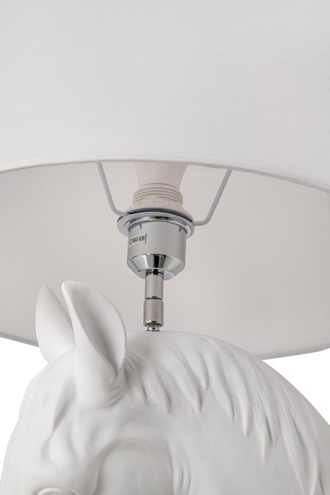 Lampa podłogowa KOŃ HORSE STAND S biała - włókno szklane Lampa podłogowa KOŃ HORSE STAND S biała - włókno szklane