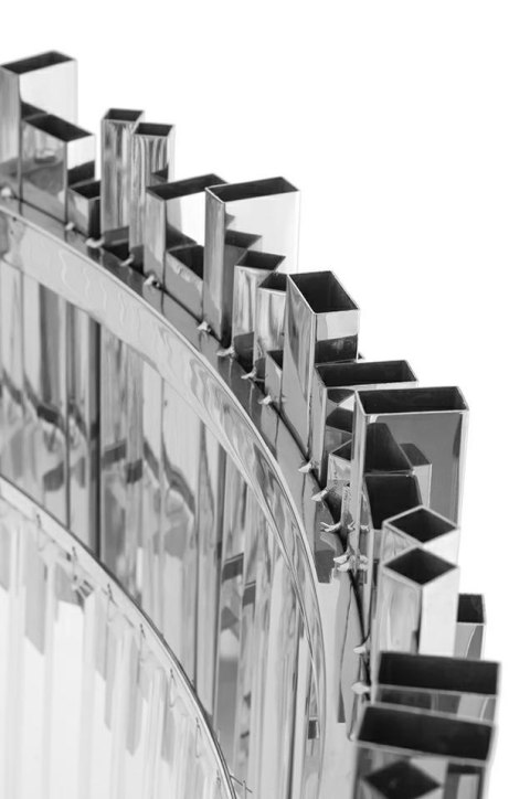 Lampa wisząca IMPERIAL SILVER 60 - stal, kryształ Lampa wisząca IMPERIAL SILVER 60 - stal, kryształ