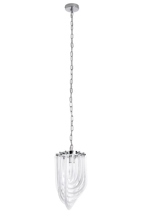 Lampa wisząca MURANO S chrom - szkło, metal