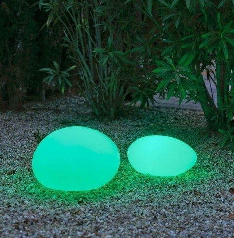 NEW GARDEN lampa ogrodowa PETRA 60 SOLAR & BATTERY biała NEW GARDEN lampa ogrodowa PETRA 60 SOLAR & BATTERY biała