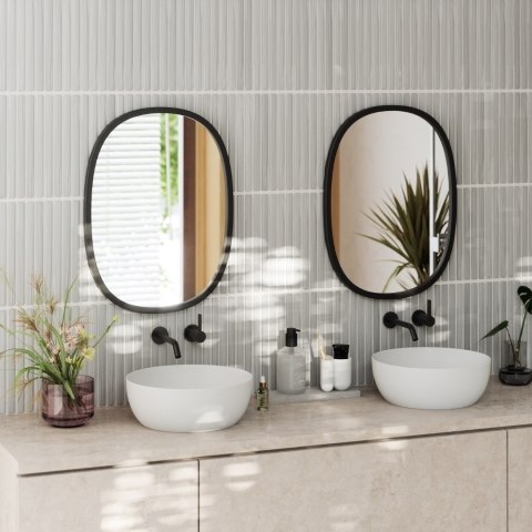 UMBRA lustro HUB 46 x 61 cm czarne UMBRA lustro HUB 46 x 61 cm czarne