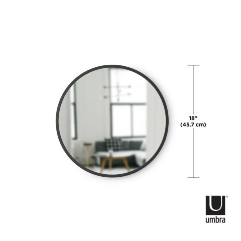 UMBRA lustro wiszące HUB 46 czarne UMBRA lustro wiszące HUB 46 czarne