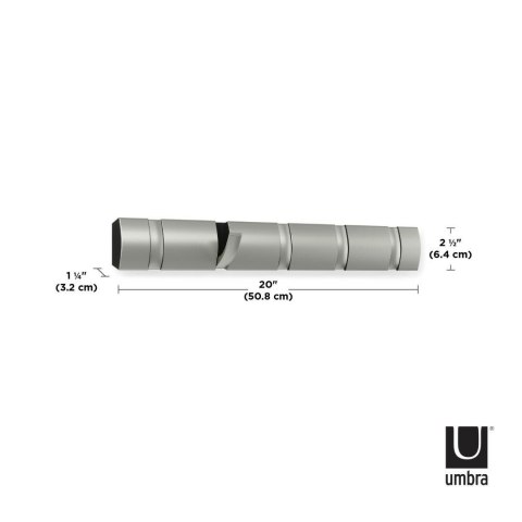 UMBRA wieszak na ubrania FLIP 5 - niklowany UMBRA wieszak na ubrania FLIP 5 - niklowany