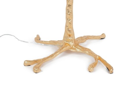 Lampa podłogowa TIFFANY 175 różowa mosiądz / naturalne pióra Lampa podłogowa TIFFANY 175 różowa mosiądz / naturalne pióra