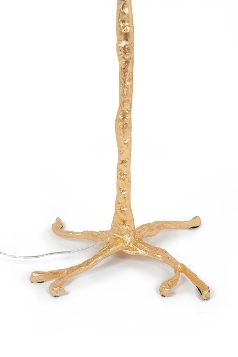 Lampa podłogowa TIFFANY 175 zielona mosiądz / naturalne pióra Lampa podłogowa TIFFANY 175 zielona mosiądz / naturalne pióra