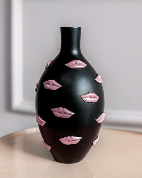 RICHMOND wazon KISSES L czarny