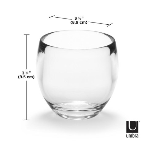 UMBRA kubek łazienkowy DROPLET przezroczysty UMBRA kubek łazienkowy DROPLET przezroczysty