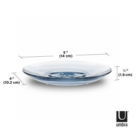 UMBRA mydelniczka DROPLET niebieska UMBRA mydelniczka DROPLET niebieska