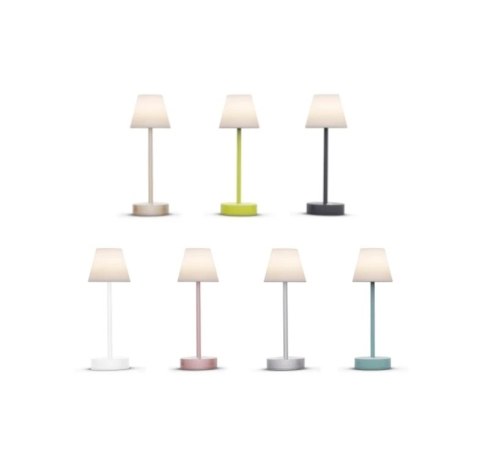 NEW GARDEN lampa stołowa LOLA SLIM 30 BATTERY rose gold NEW GARDEN lampa stołowa LOLA SLIM 30 BATTERY rose gold