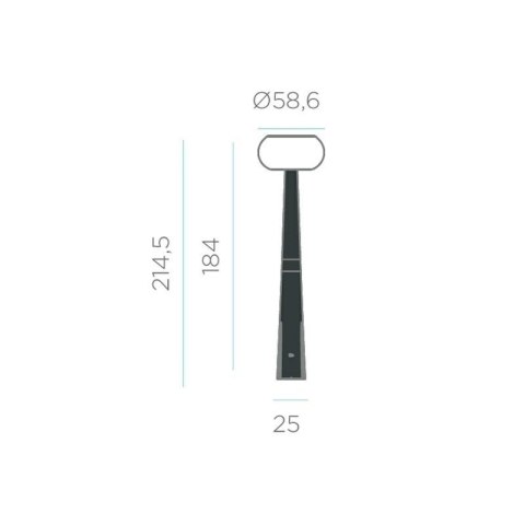 NEW GARDEN latarnia ogrodowa PEPITA 215 HYBRID SOLAR STREET LIGHT NEW GARDEN latarnia ogrodowa PEPITA 215 HYBRID SOLAR STREET LIGHT