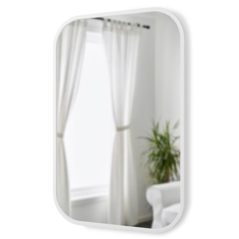 UMBRA lustro prostokątne HUB 61 x 91 cm białe UMBRA lustro prostokątne HUB 61 x 91 cm białe