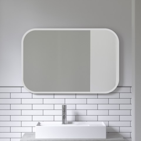UMBRA lustro prostokątne HUB 61 x 91 cm białe UMBRA lustro prostokątne HUB 61 x 91 cm białe