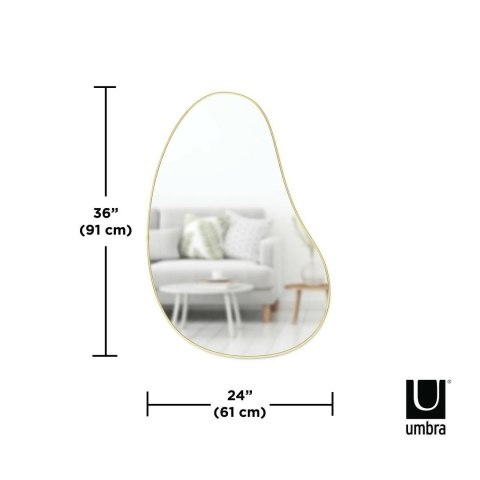 UMBRA lustro ścienne HUBBA 86 cm złote UMBRA lustro ścienne HUBBA 86 cm złote