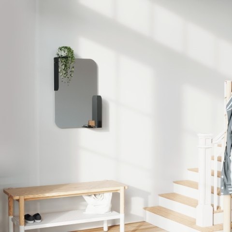 UMBRA lustro wnękowe z półkami ALCOVE czarne UMBRA lustro wnękowe z półkami ALCOVE czarne