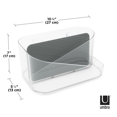 UMBRA organizer GLAM HAIR przezroczysty węgiel drzewny UMBRA organizer GLAM HAIR przezroczysty węgiel drzewny