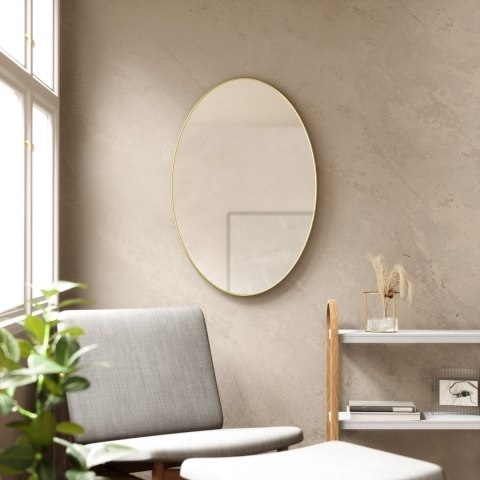 UMBRA owalne lustro 61 x 91 cm złote UMBRA owalne lustro 61 x 91 cm złote