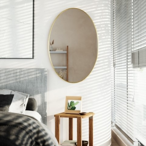 UMBRA owalne lustro 61 x 91 cm złote UMBRA owalne lustro 61 x 91 cm złote